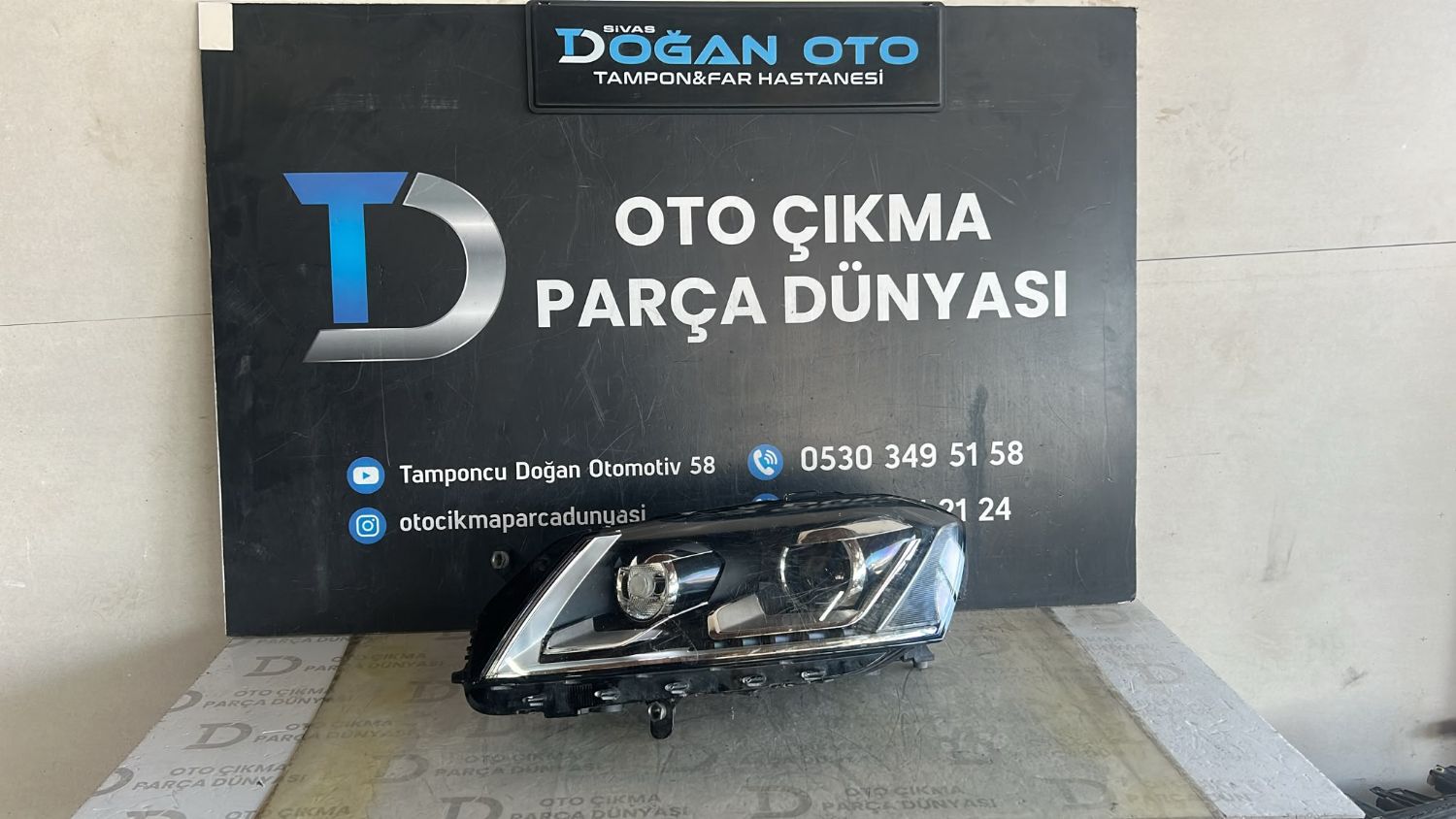 VOLKSWAGEN PASSAT B7 LEDL� SOL FAR